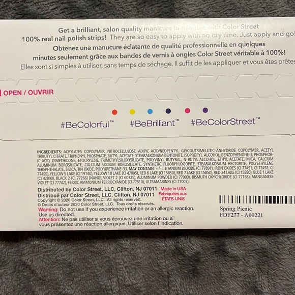 Color Street Nail Set Spring Picnic - Picture 2 of 2